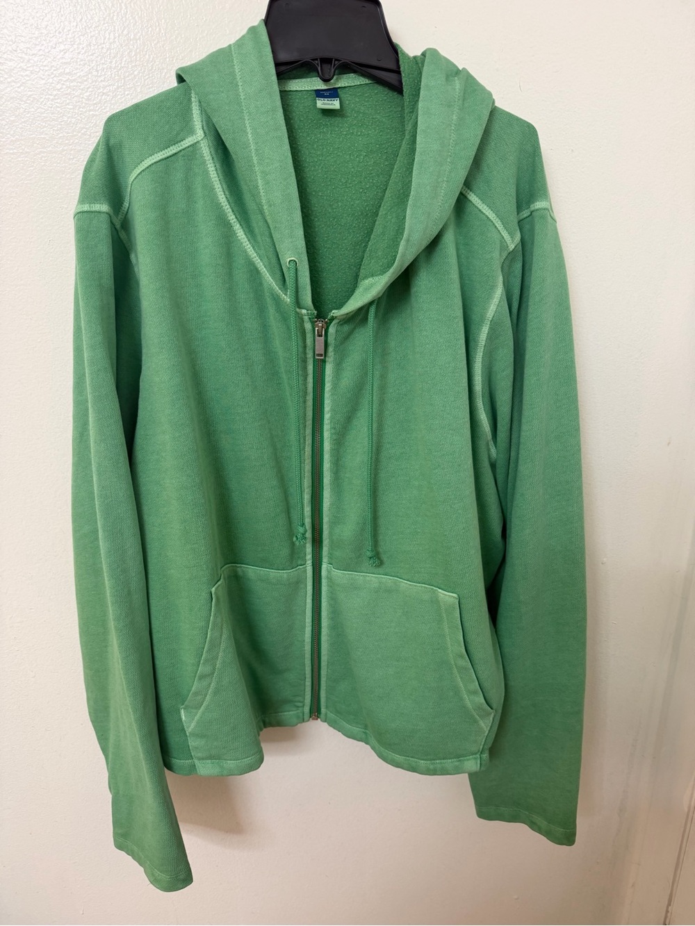 Old Navy Light Green Full-Zip Hoodie
